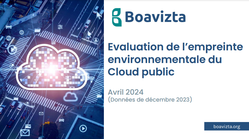 étude impact environnemental du cloud public