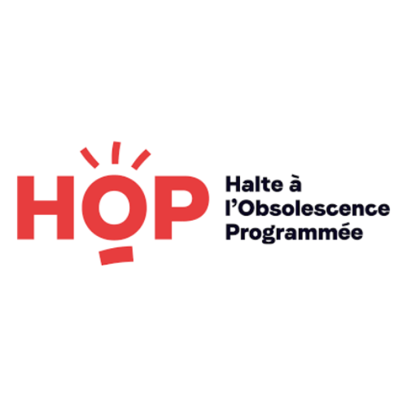 Logo HOP - Halte à l'Obsolescence Programée